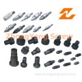 PE PP PET blow molding injection screw barrel parts